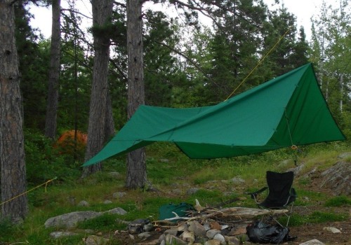 How do you protect your tent in high winds?